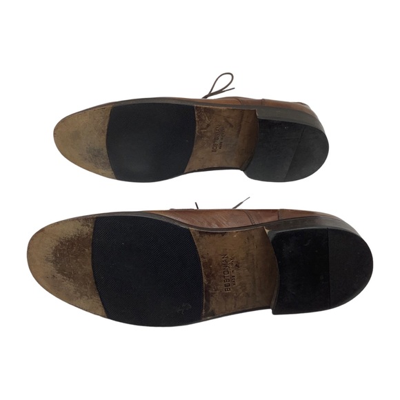 Bostonian Luxe Italian Leather Brown Oxford Shoe, Size 12 - Picture 5 of 6